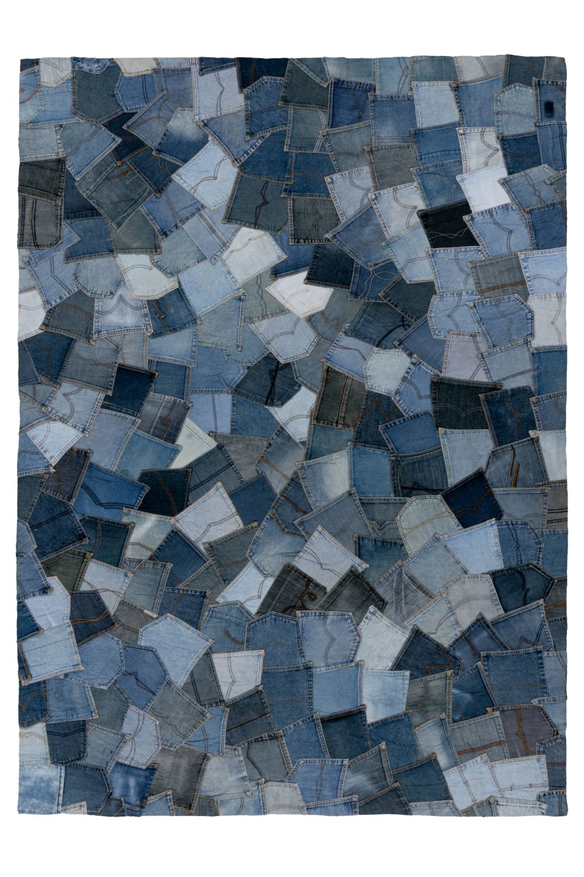 Covor eco Denim Pocket Albastru 80x150 cm