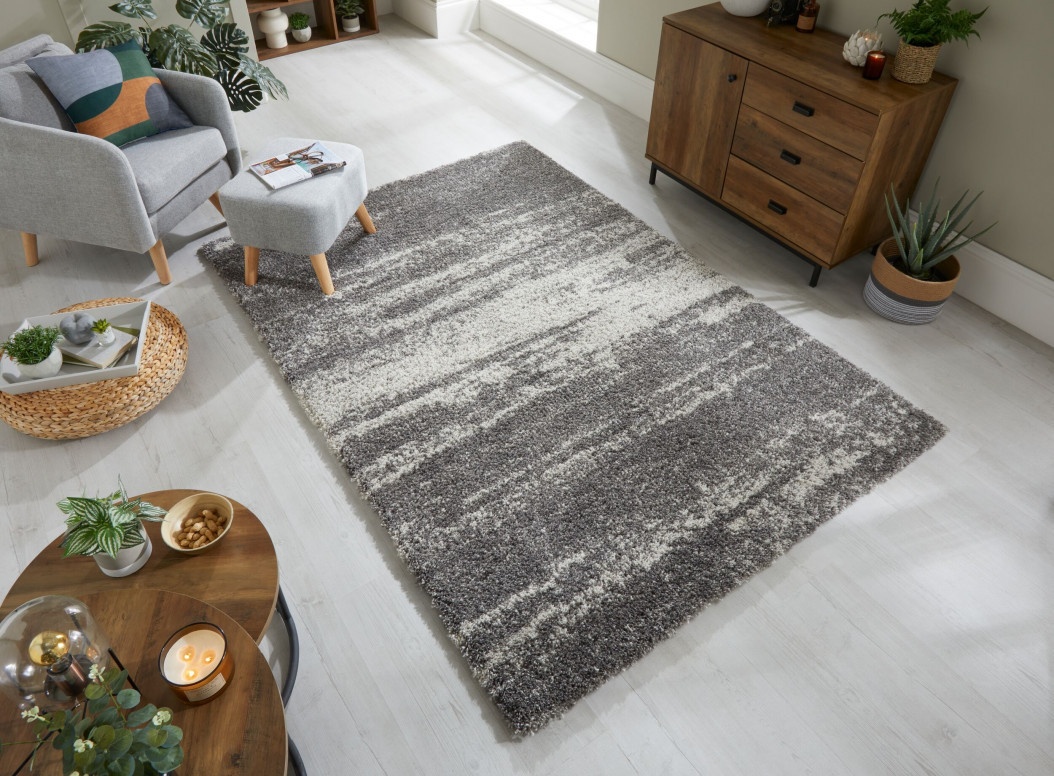 Covor Reza Ombre Gri 80x150 cm, Flair Rugs