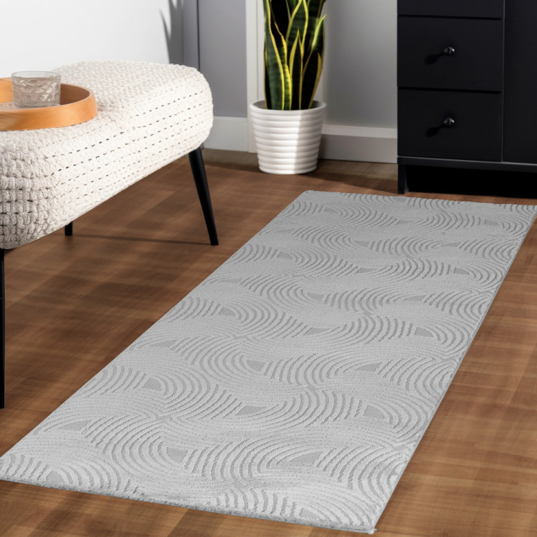 Covor Sahara V3 Argintiu 80 x 250cm