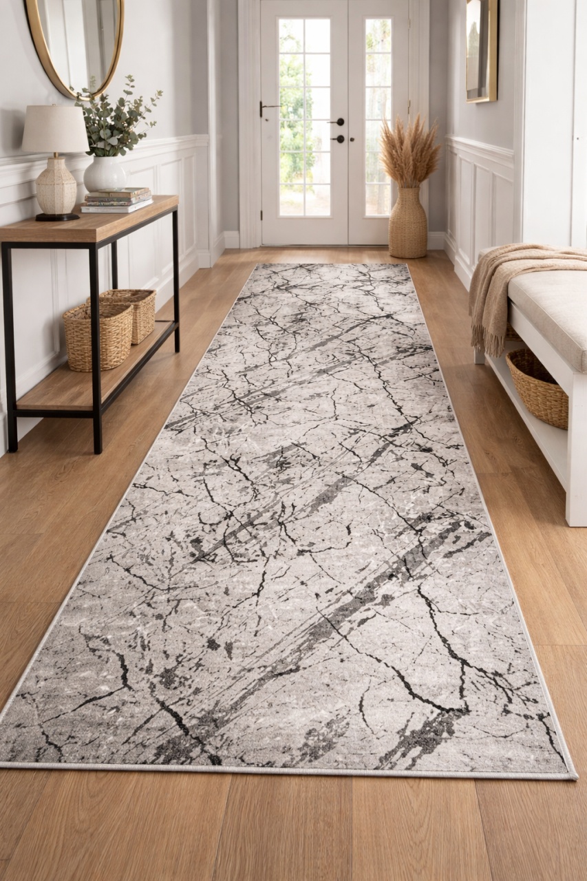 Covor Traversa, Cappuccino, Gri, 80x900 cm, Delta 16132