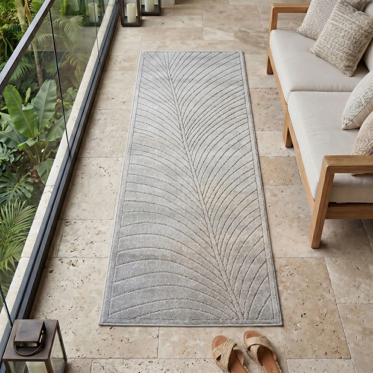 Covor Traversa NOVA V4 Argintiu 80x250 cm