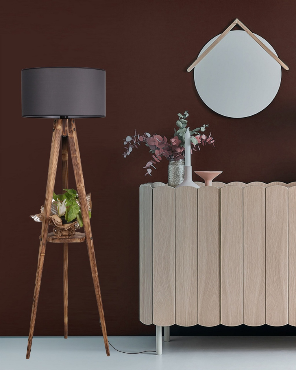 Lampadar Sehbali Maro 45x45x153 cm