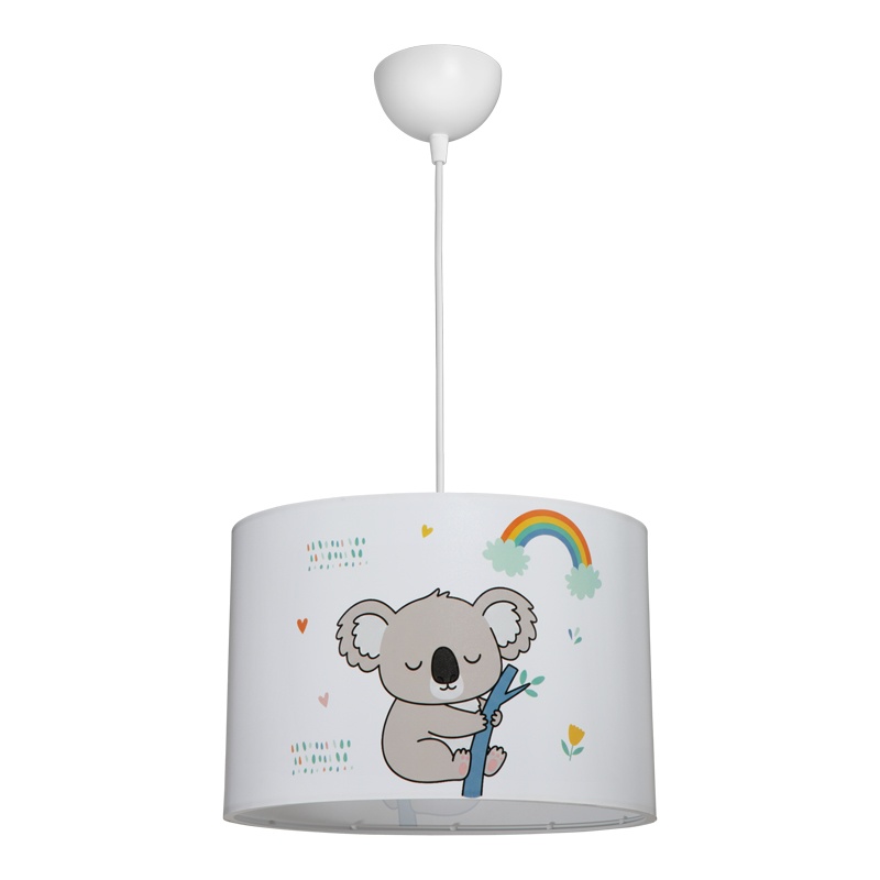 Lustra koala, Koala, Pako, Alb 30x30x20 cm