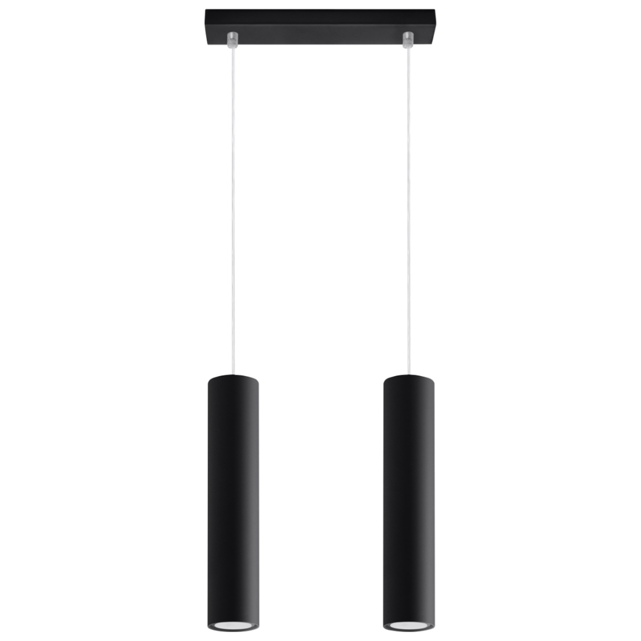 Lustra suspendata Lagos Negru 30x6x90 cm