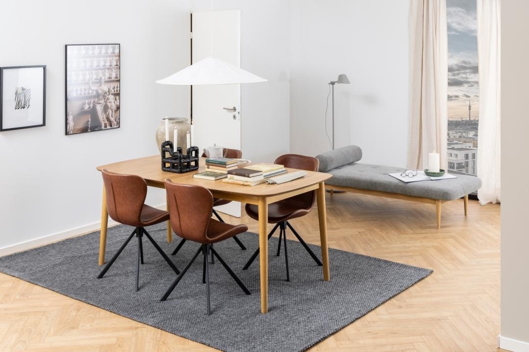 Masa dining Montreux, Natural, 75x219x90 cm