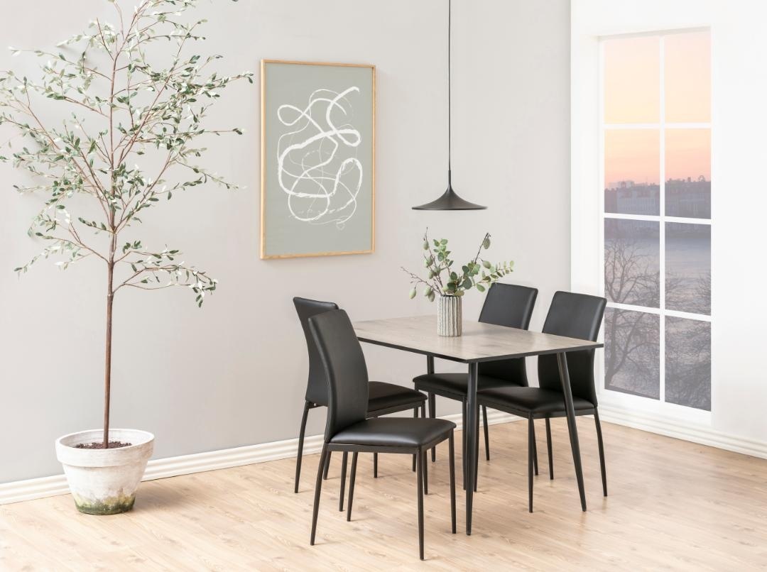 Masa dining Wilma, Alb, 75x120x80 cm