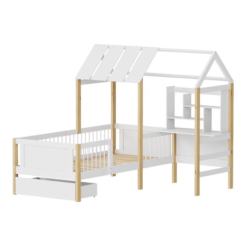 Pat Bedria Montessori Alb 178x196x166 cm