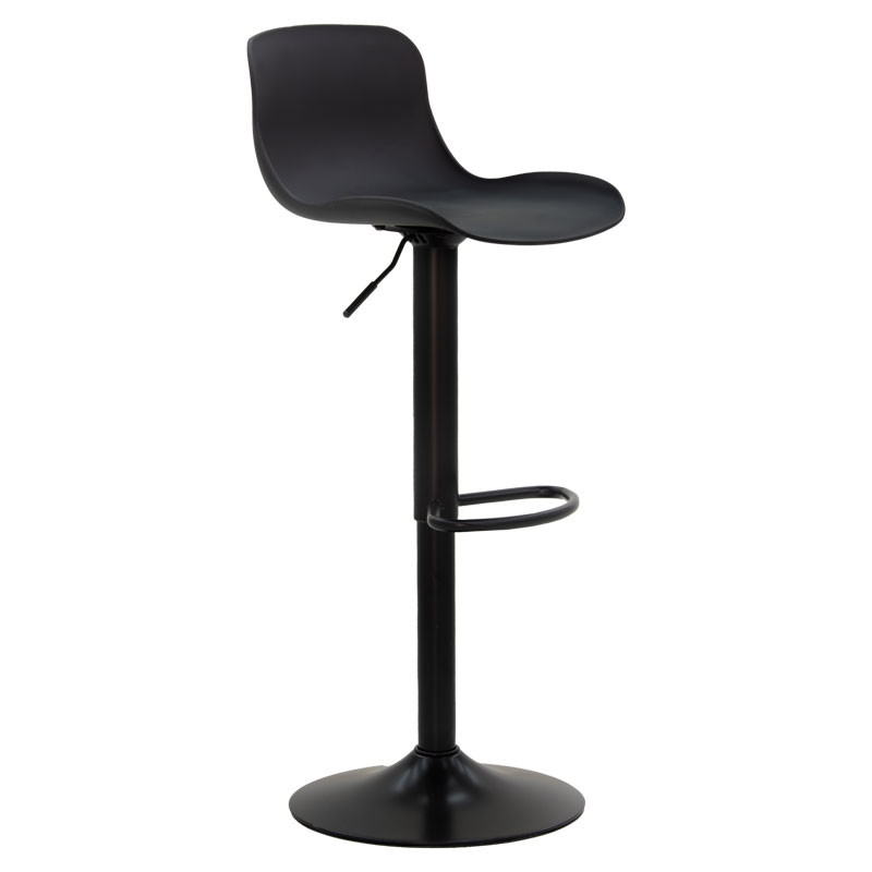 Scaun de bar Walden plastic negru