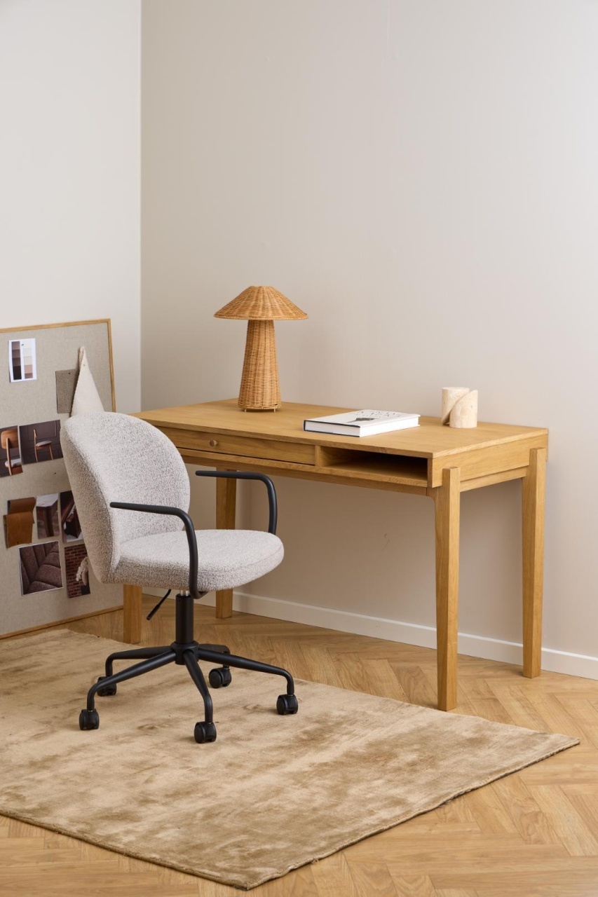 Scaun de birou Patricia, Bej, 93.5x59x50 cm