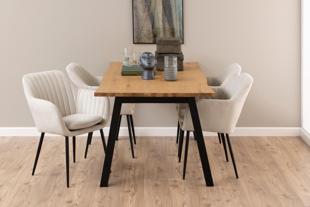 Scaun dining Emilia V2, Maro, 83x57x61 cm