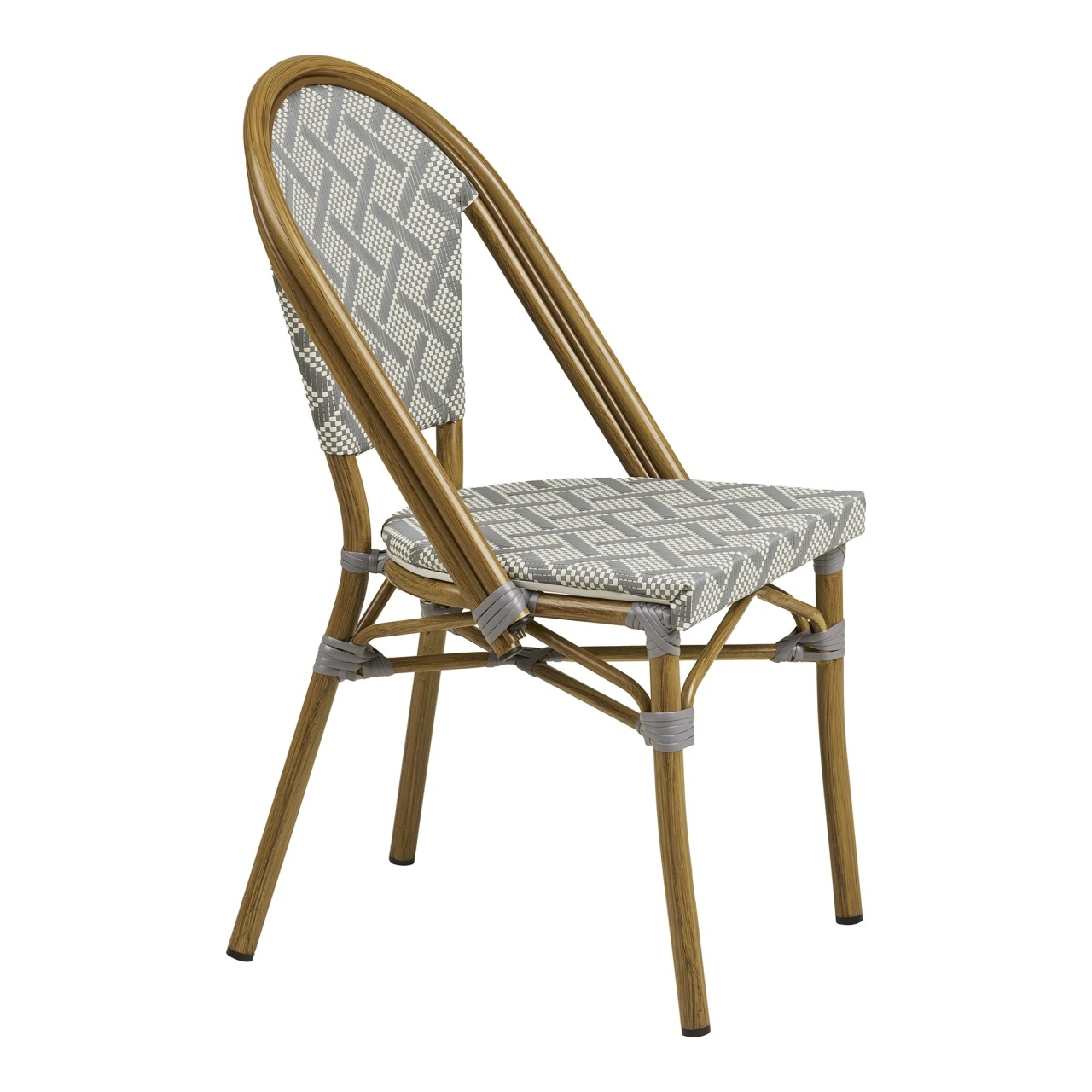 Scaun dining Lauria, Alb, 57x45x88 cm