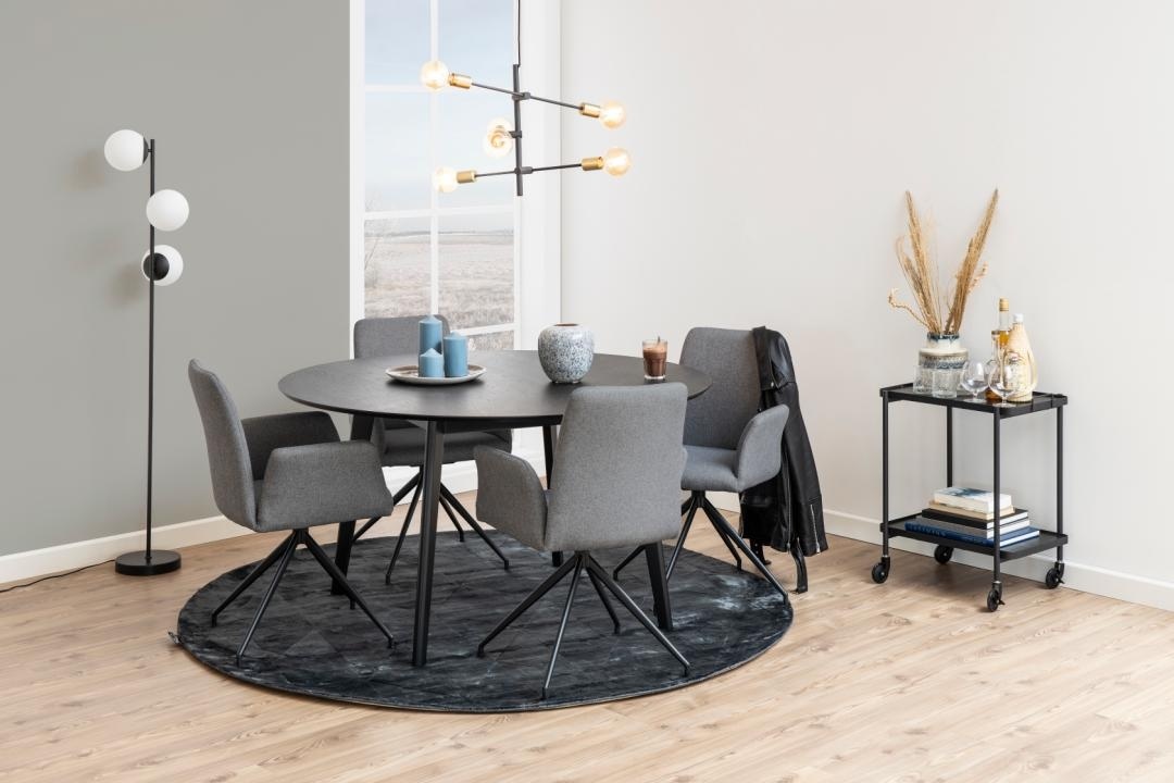 Scaun dining Naya, Gri, 88x59x59 cm