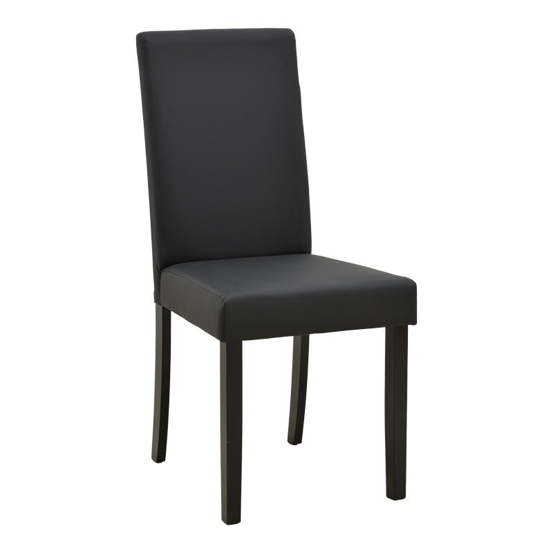 Scaun Zeben, Negru, 43.5x55.5x93.5 cm