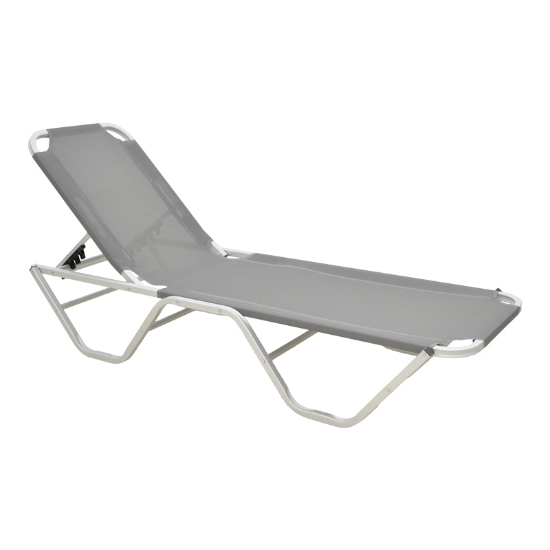 Sezlong, Dessie, Gri inchis, 59.5x193x29.5 cm