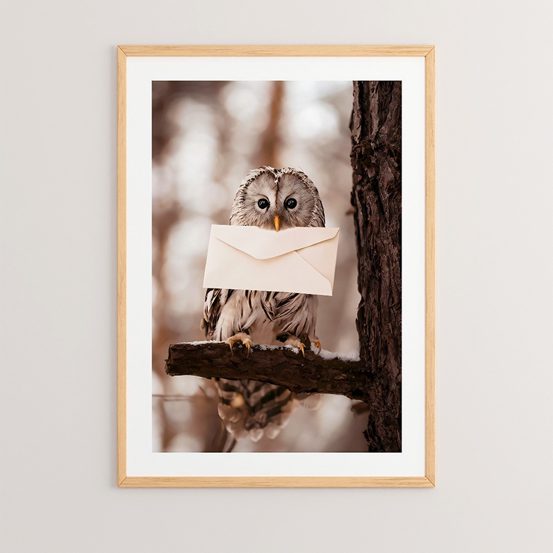Tablou Owlyne Multicolor 33x1.5x48 cm