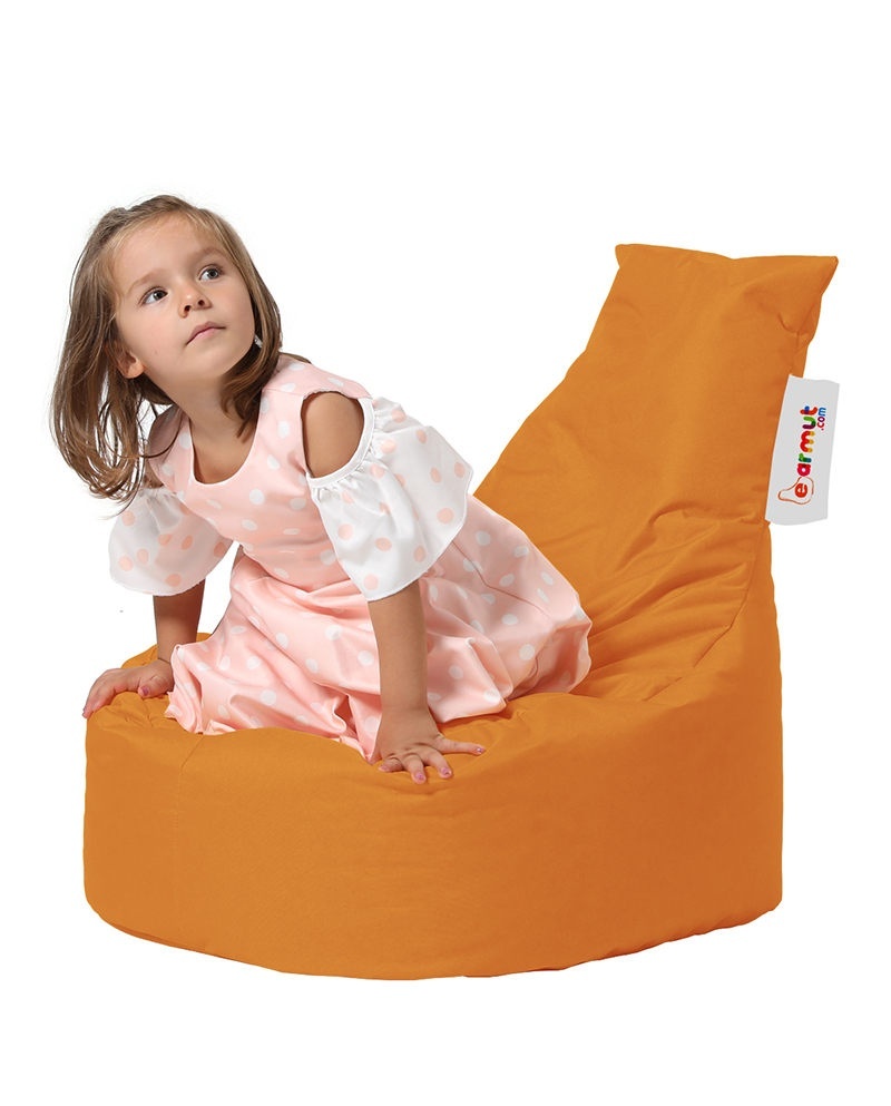 Taburet puf beanbag de gradina Baton Portocaliu