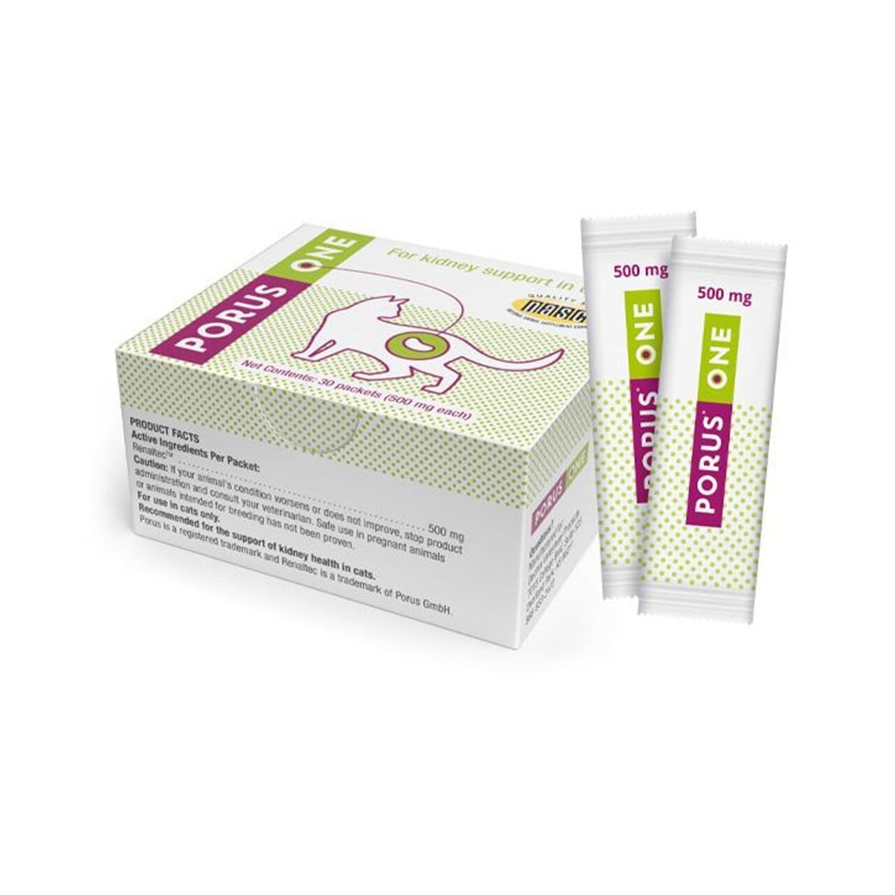 Porus One Pisica, 30x500mg