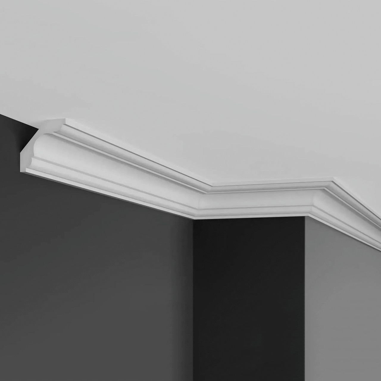 Cornisa poliuretan flexibil P908F - 5.9x5.9x200 cm