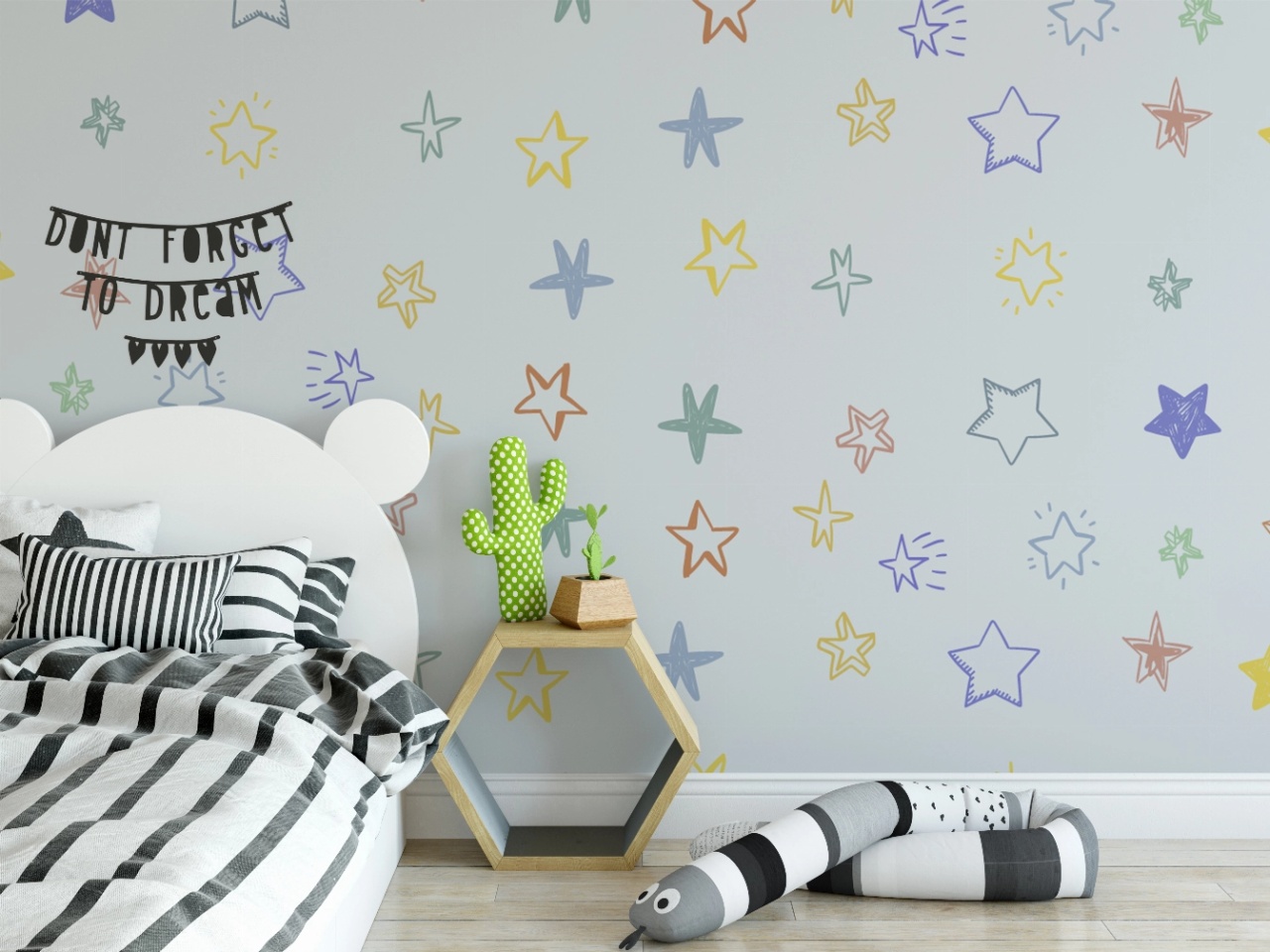Fototapet copii, Colorful stars 005