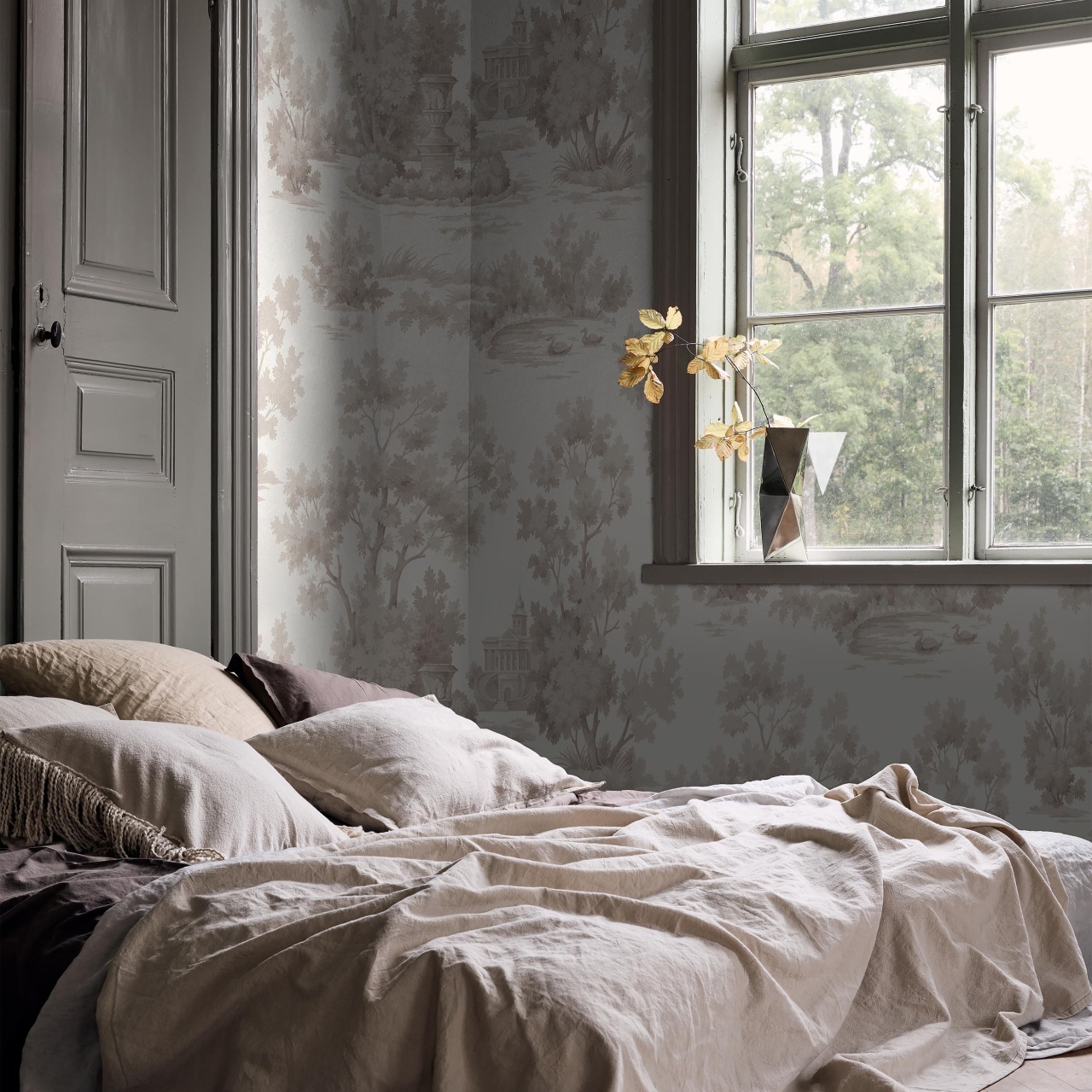 Fototapet lavabil, Grisaille 9701W