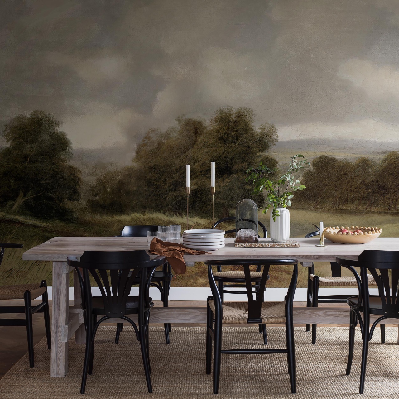 Fototapet lavabil, Oilpainting Landscape 9482W