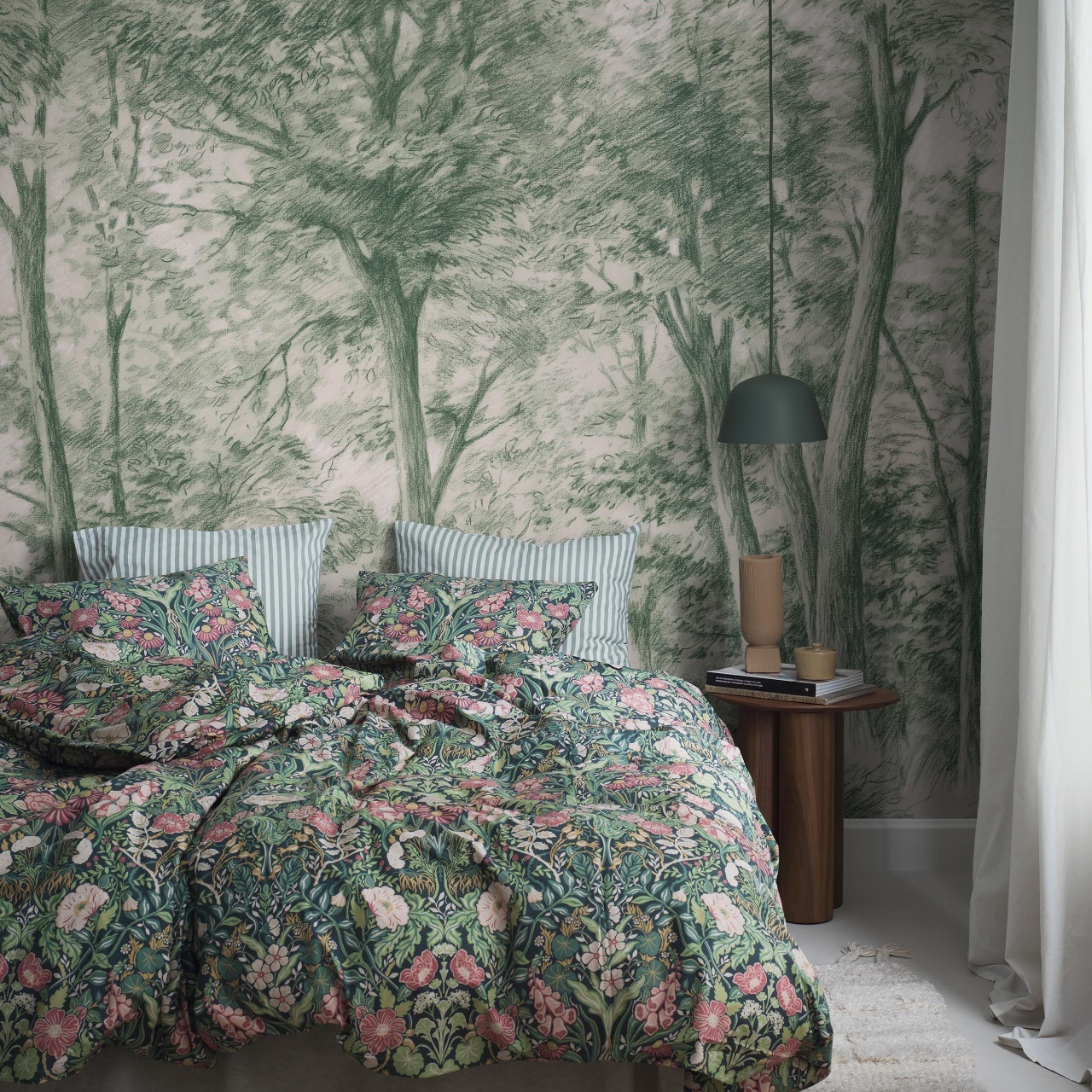 Fototapet lavabil, Sketch of Trees 9632W
