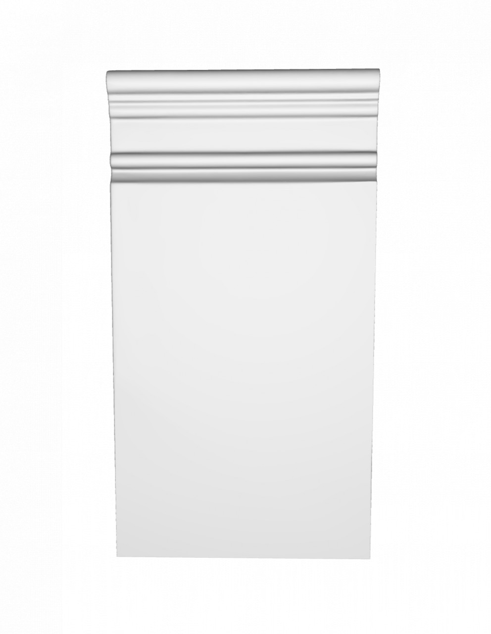 Baza pilastru din poliuretan PL278 - 25.4x13.8x3 cm