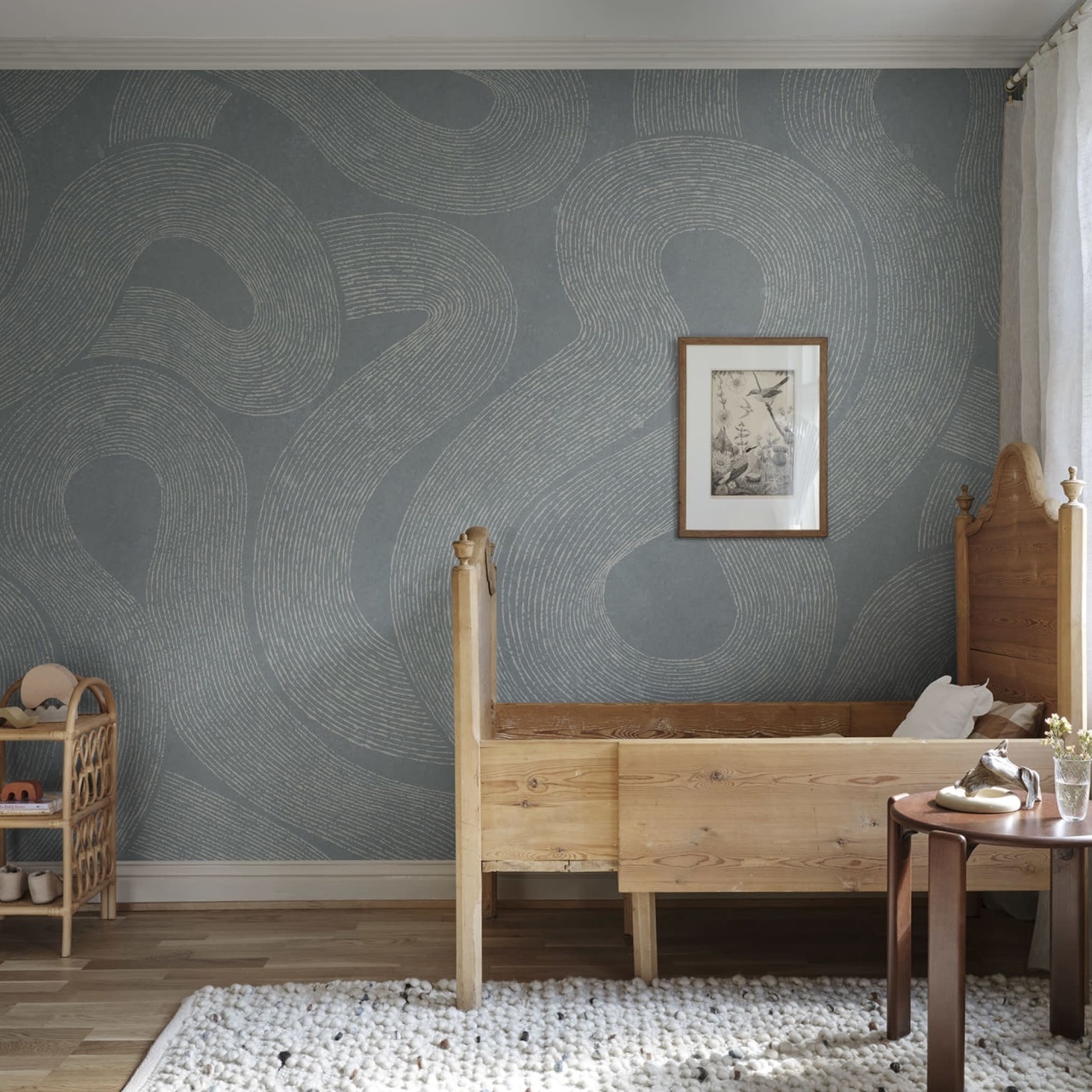 Fototapet lavabil, Zen Mural, Misty Blue, Sandberg
