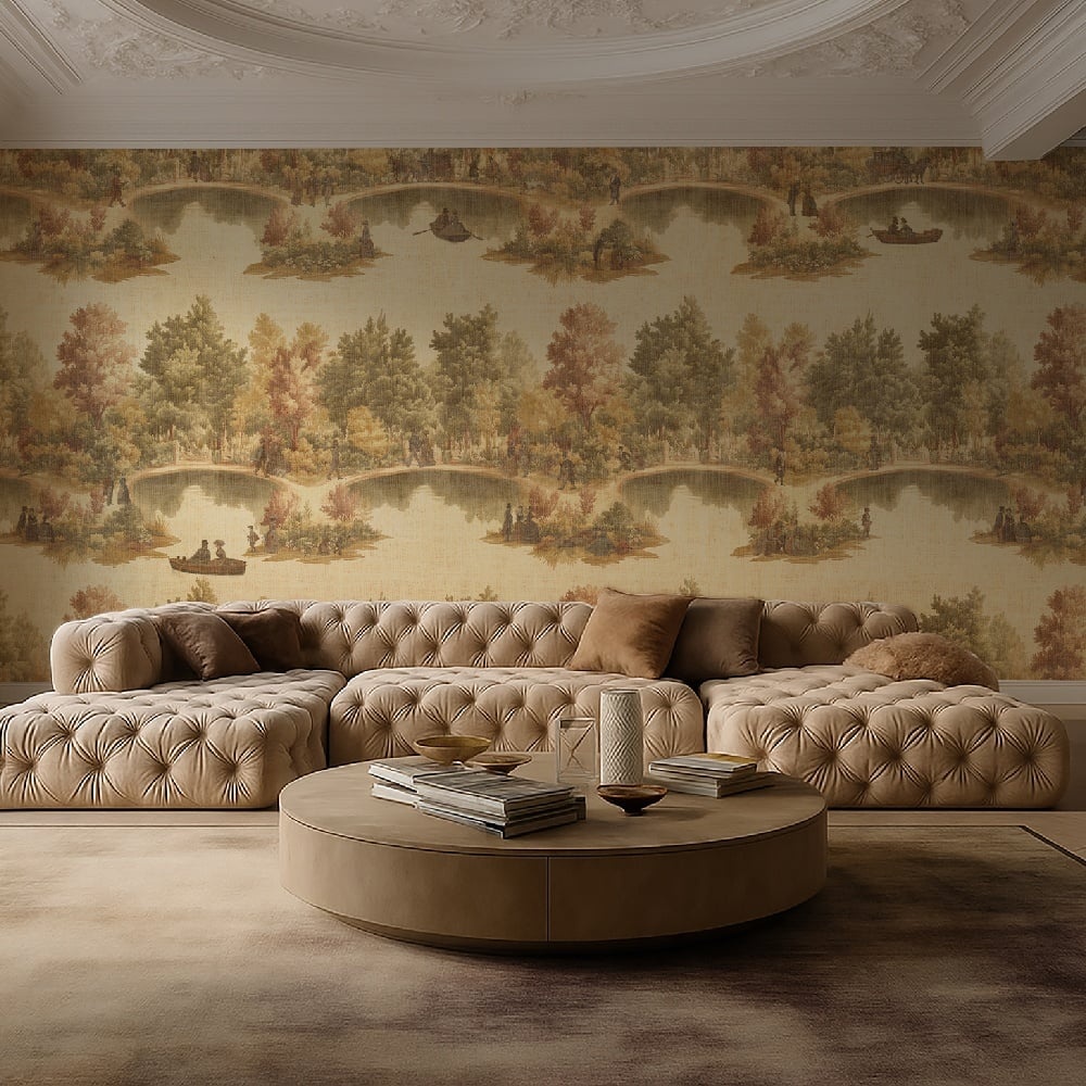 Fototapet The Willow Promenade - personalizat, VLAdiLA