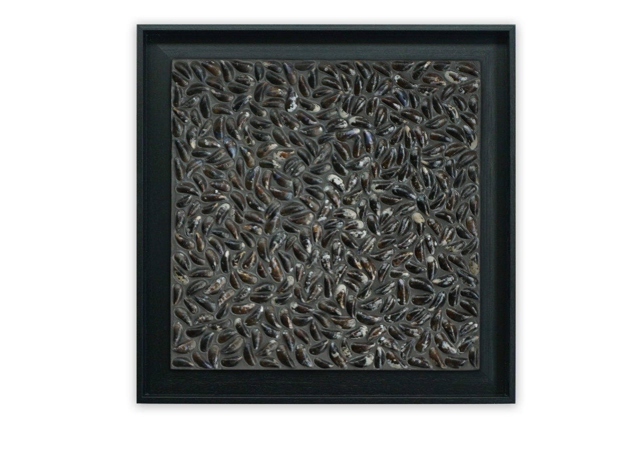 Panou decorativ lemn, Scoici, My Dutch Dyke Black