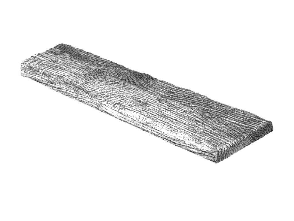 Placa decorativa din poliuretan,rustic, gri ET305G