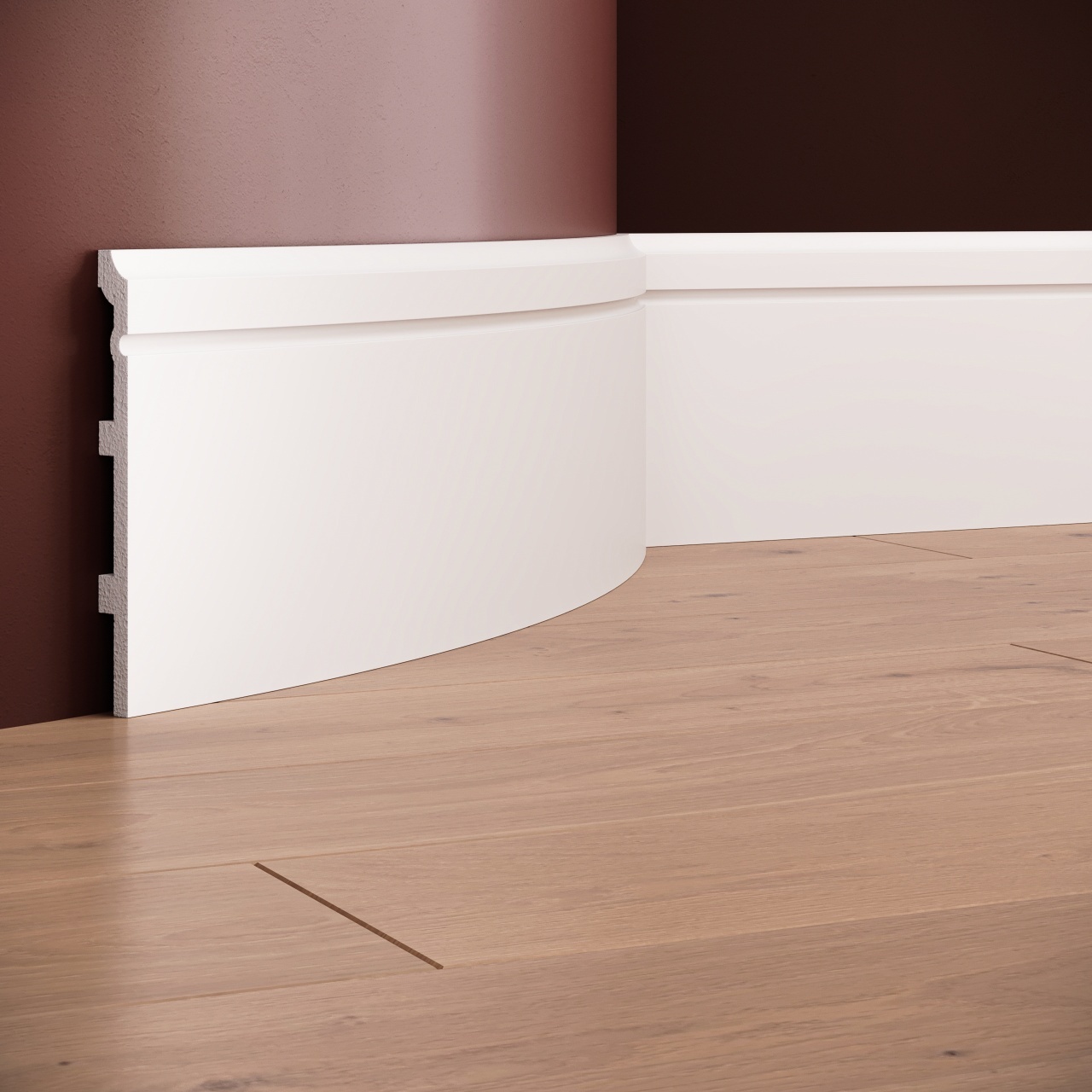 Plinta poliuretan flexibil, Manavi, S25-16x1.6x200 cm