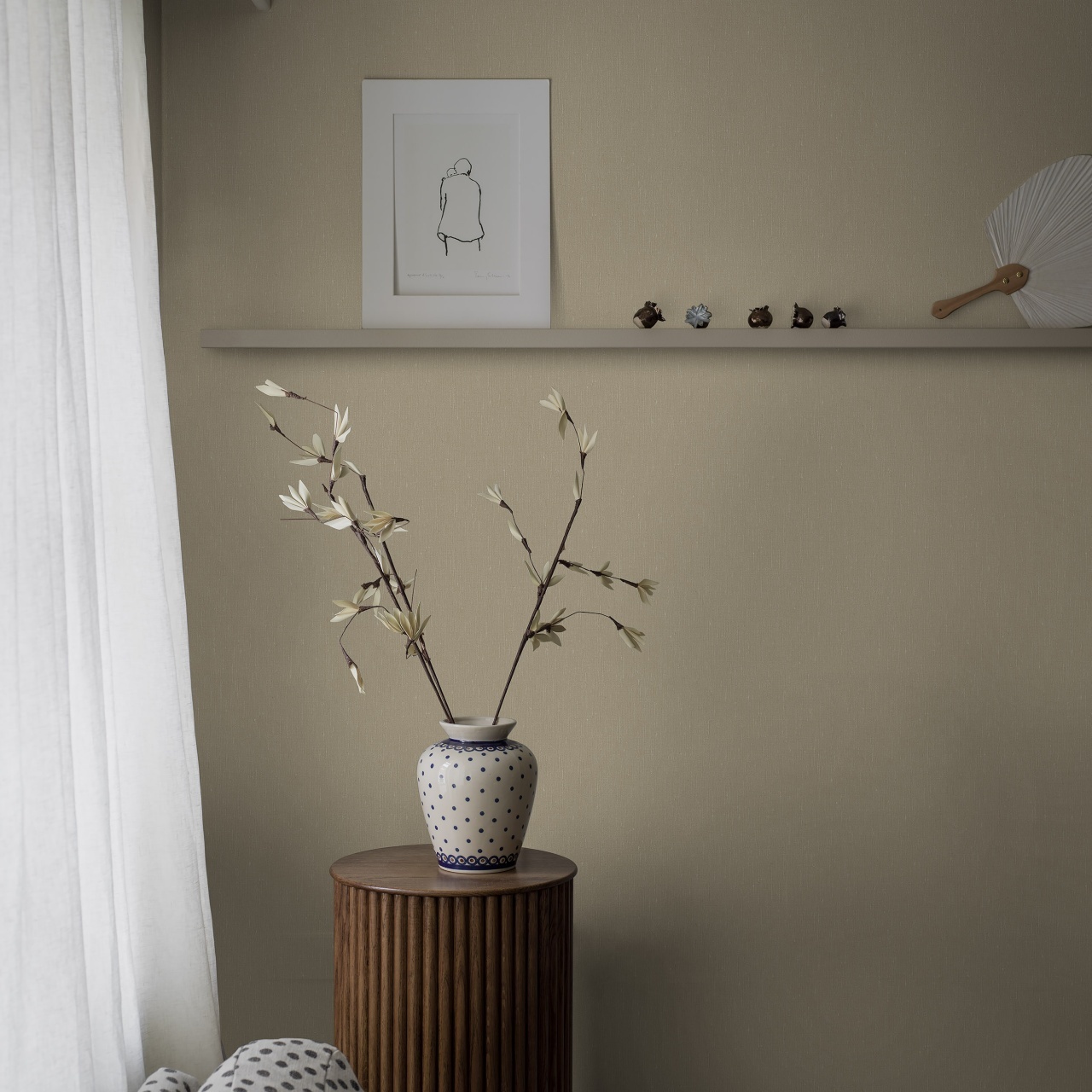 Tapet lavabil, Straw Linen 4336, 5.3mp / rola