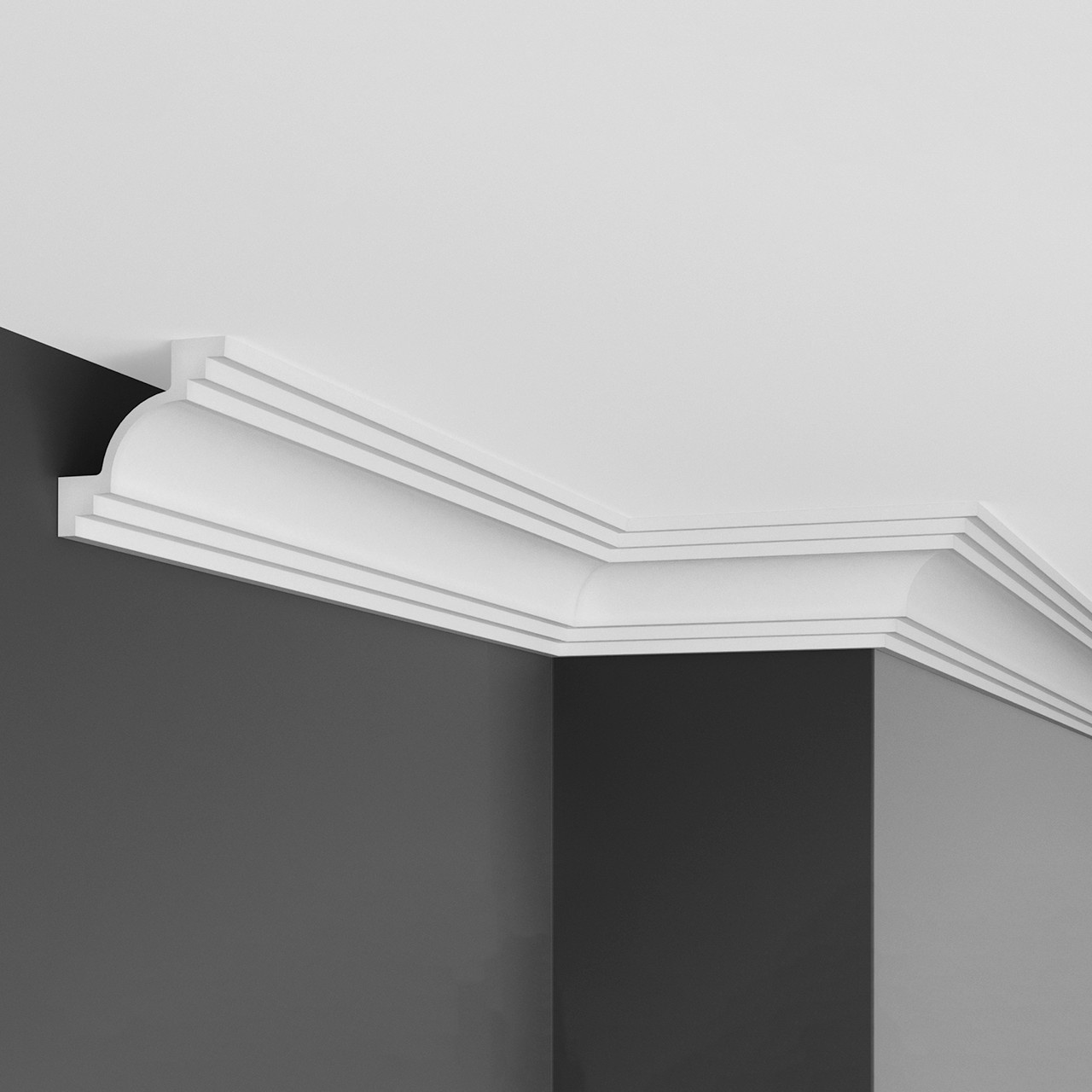 Cornisa poliuretan flexibil P803F - 7.6x7.5x200 cm