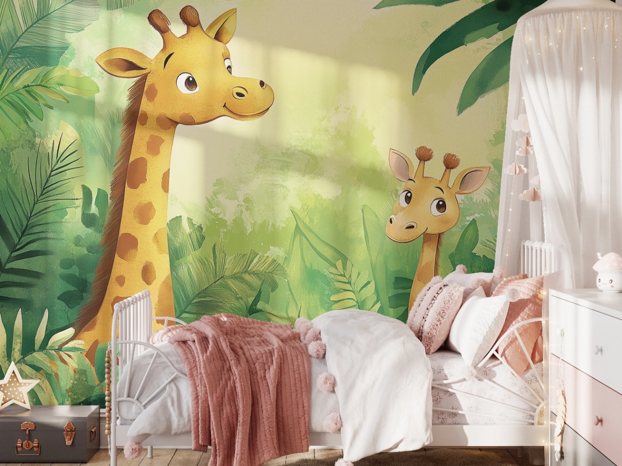 Fototapet copii, Giraffes in the Tropics 026