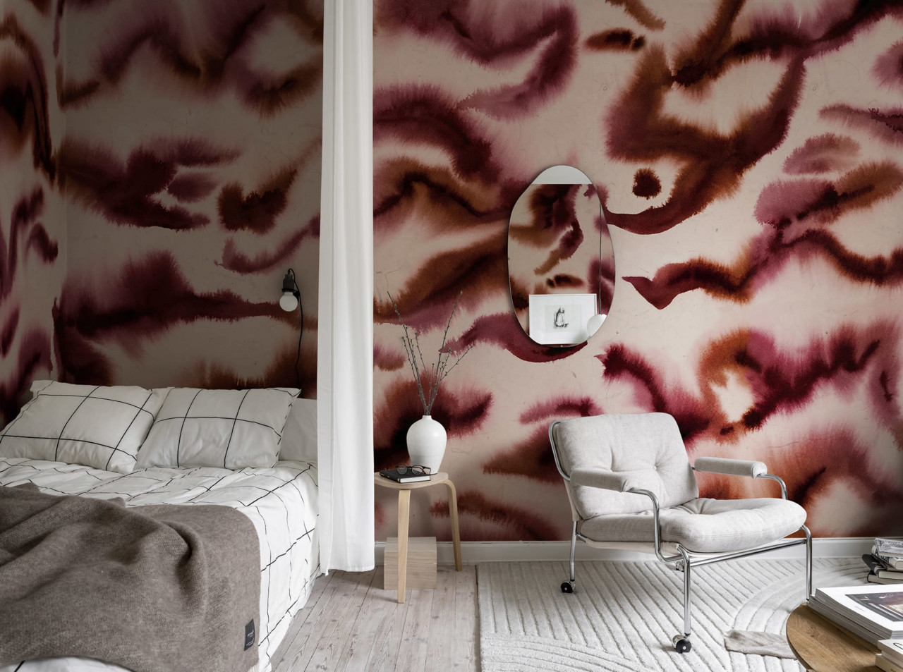 Fototapet, Guppy, Red, Rebel Walls