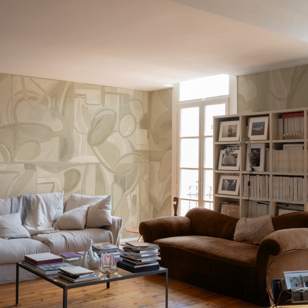 Fototapet lavabil Giant Abstract, White, TresTintas