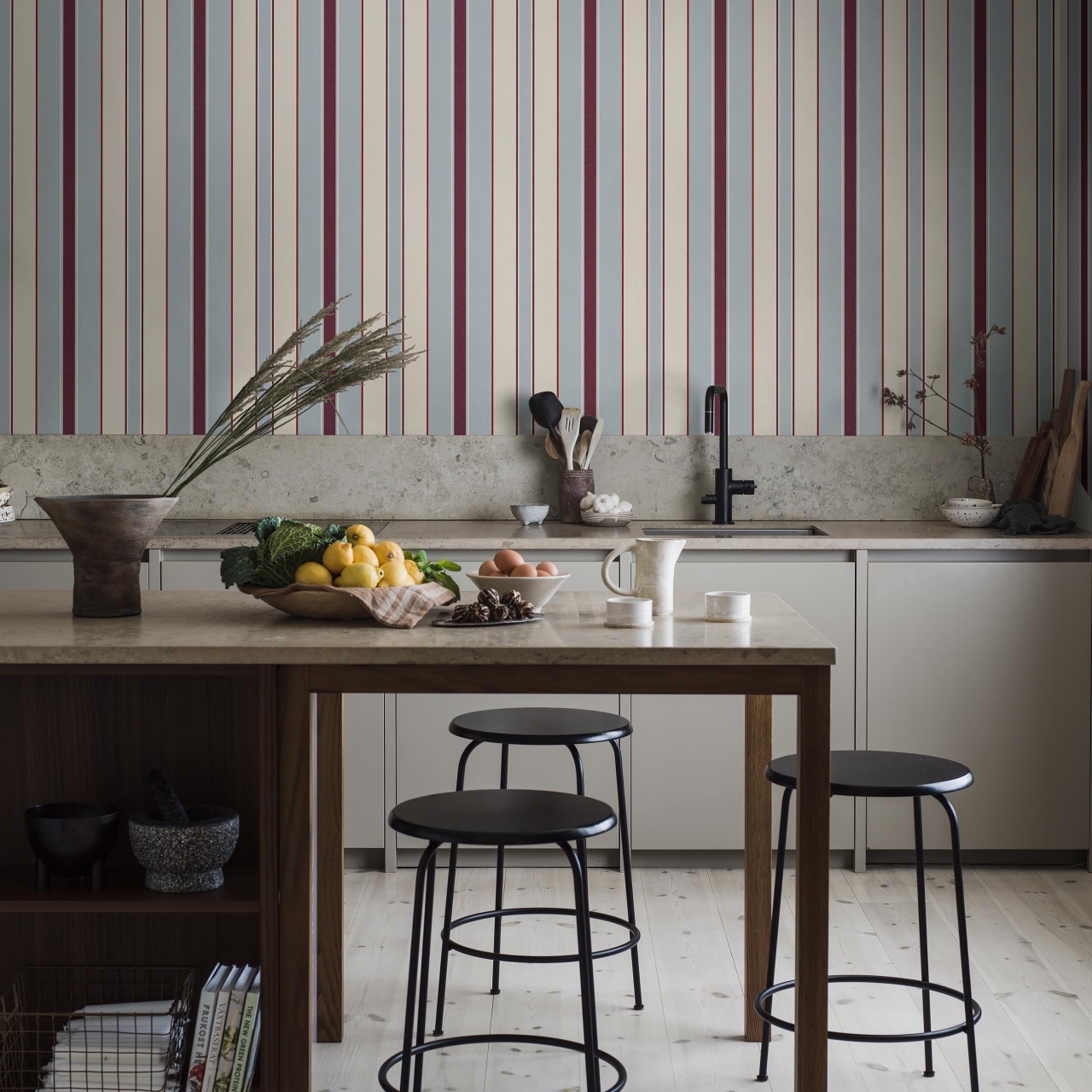 Fototapet lavabil, Stockholm Stripe 9793W