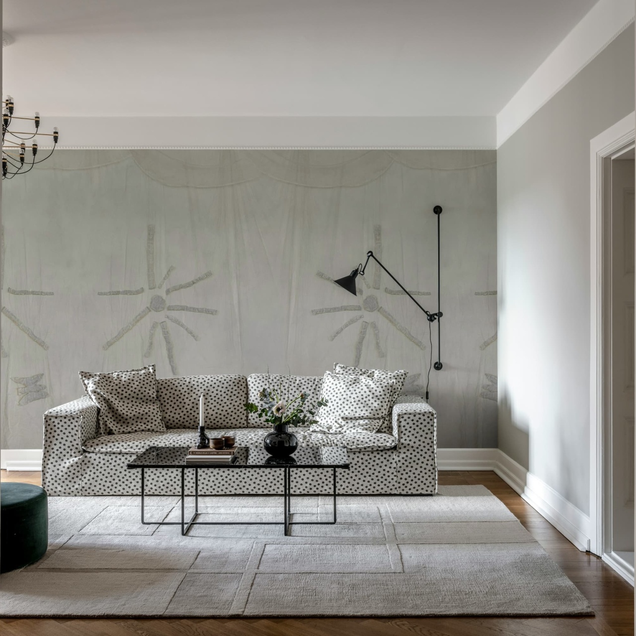 Fototapet, Silenzio, White, Rebel Walls