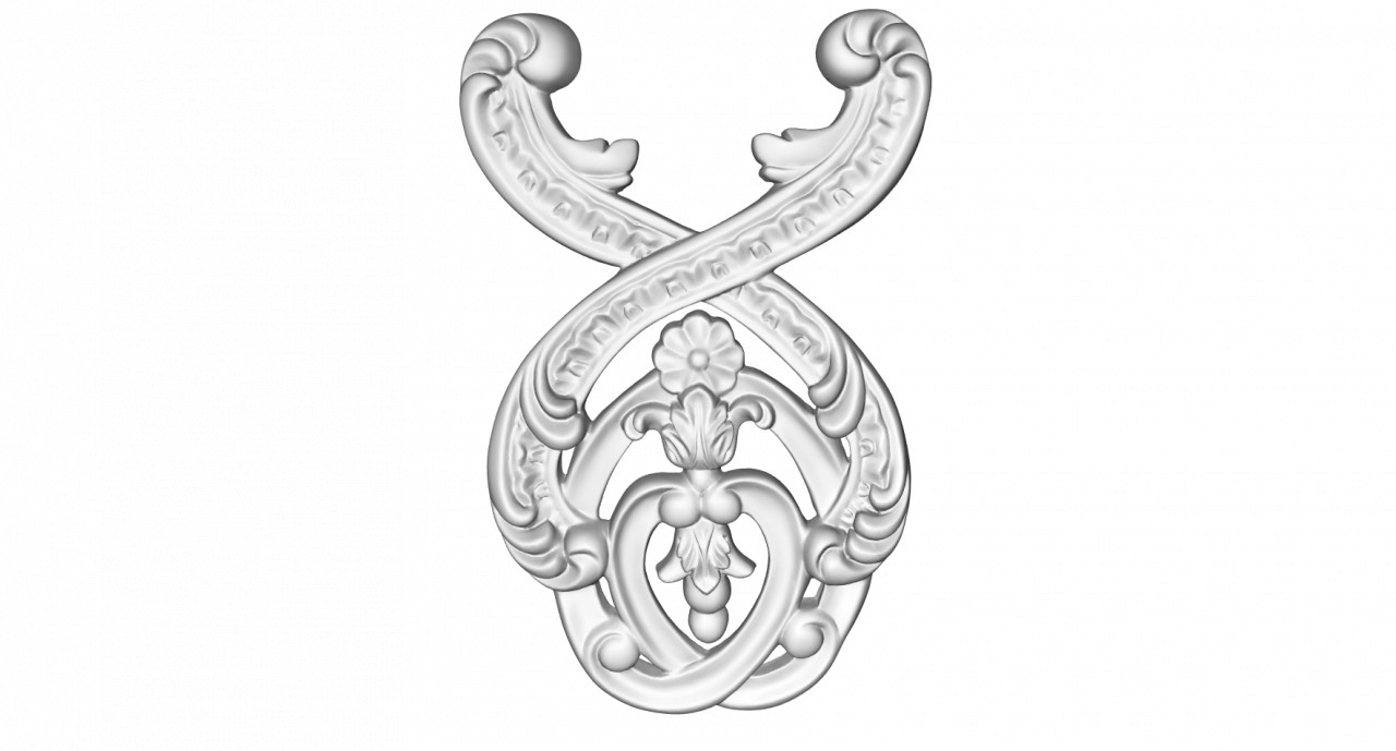 Ornament din poliuretan W862 - 31x20.5x2.5 cm
