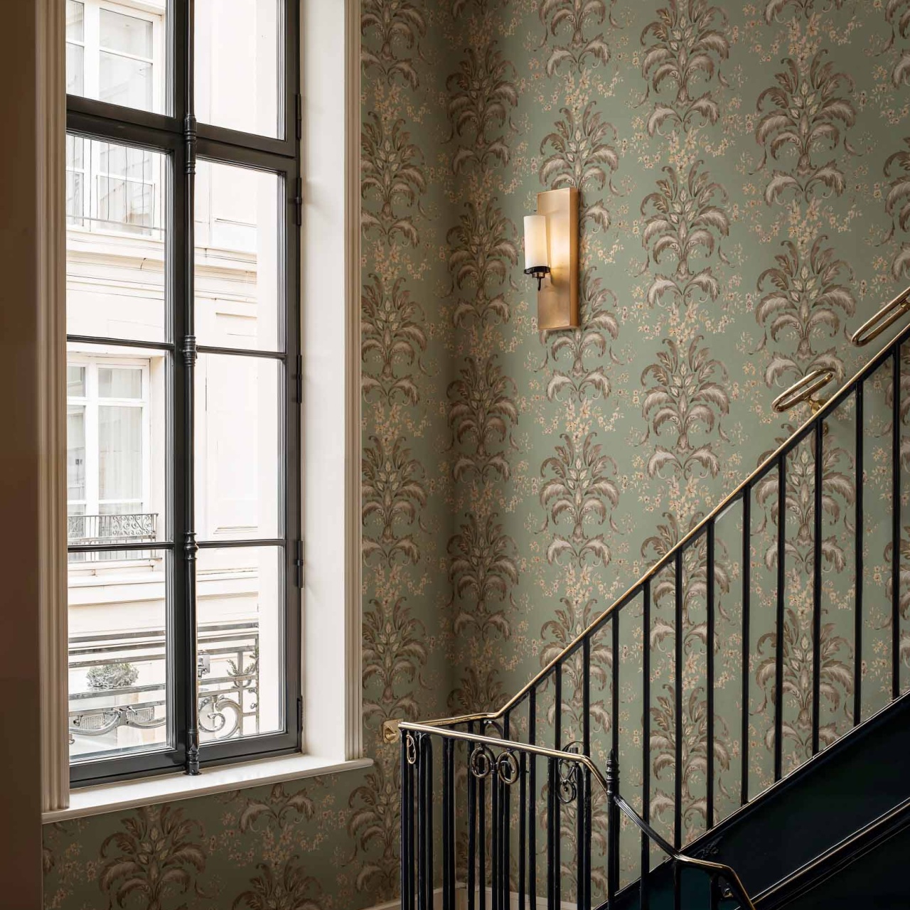 Tapet French Damask, Sage, Coordonne, 5mp / rola