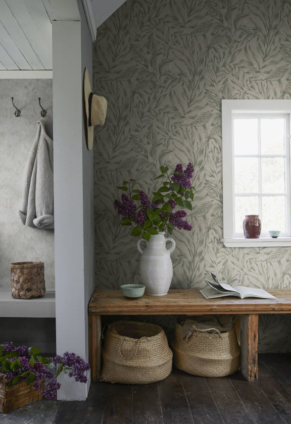 Tapet lavabil, Elin Sage Green, Sandberg, 5.3mp / rola