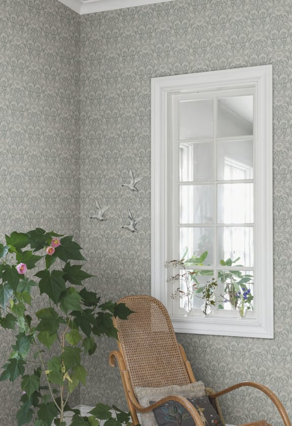 Tapet lavabil, Emil Garden Green, Sandberg, 5.3mp / rola