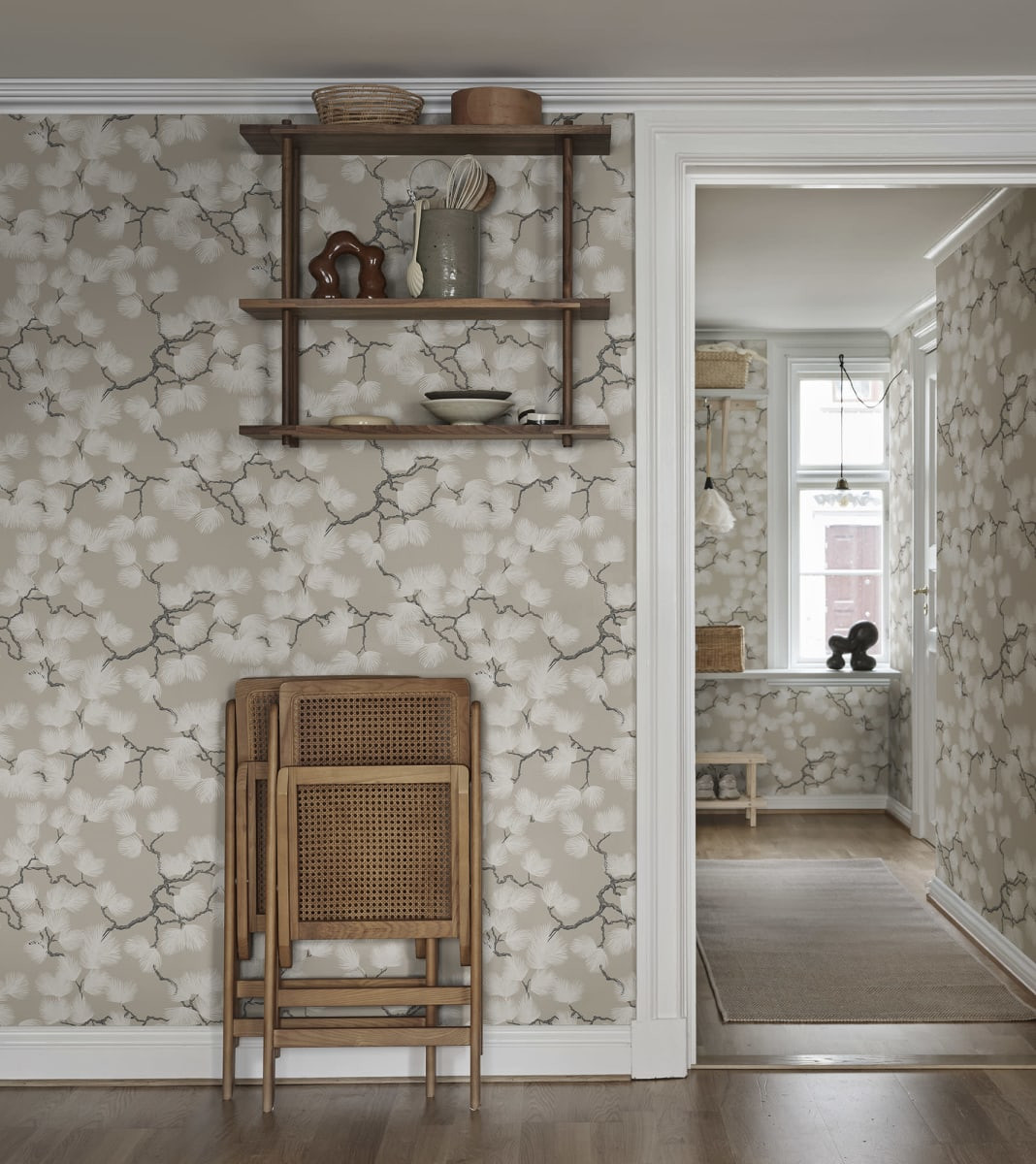 Tapet lavabil, Pine, Beige, Sandberg, 5.3mp / rola
