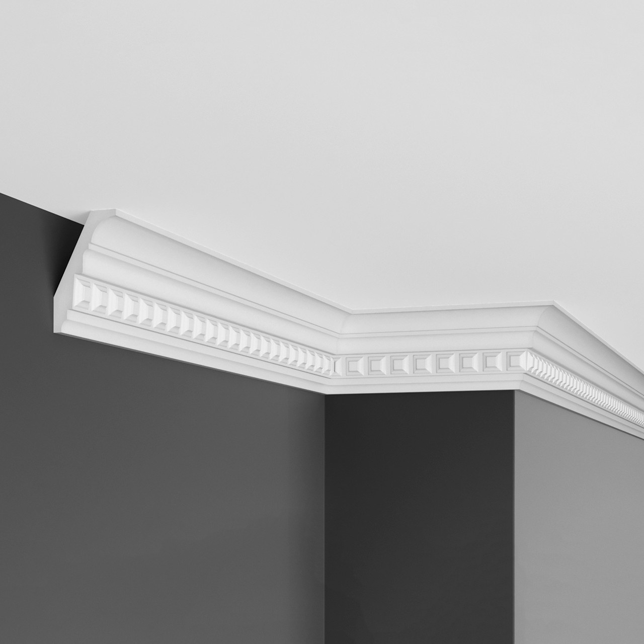 Cornisa poliuretan flexibil C704F - 8.6x5x200 cm