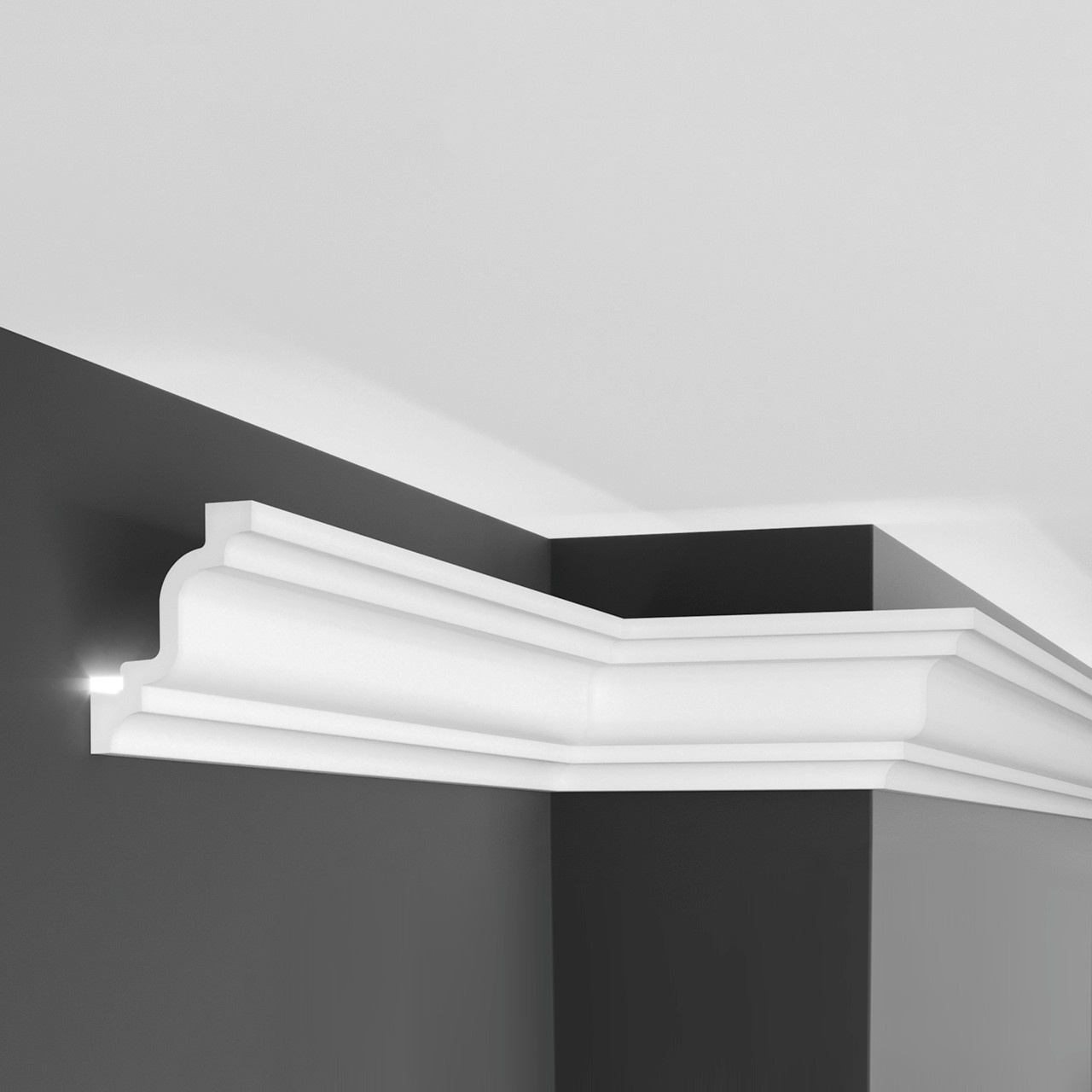 Cornisa poliuretan flexibil P927F - 10.2x7.6x200 cm
