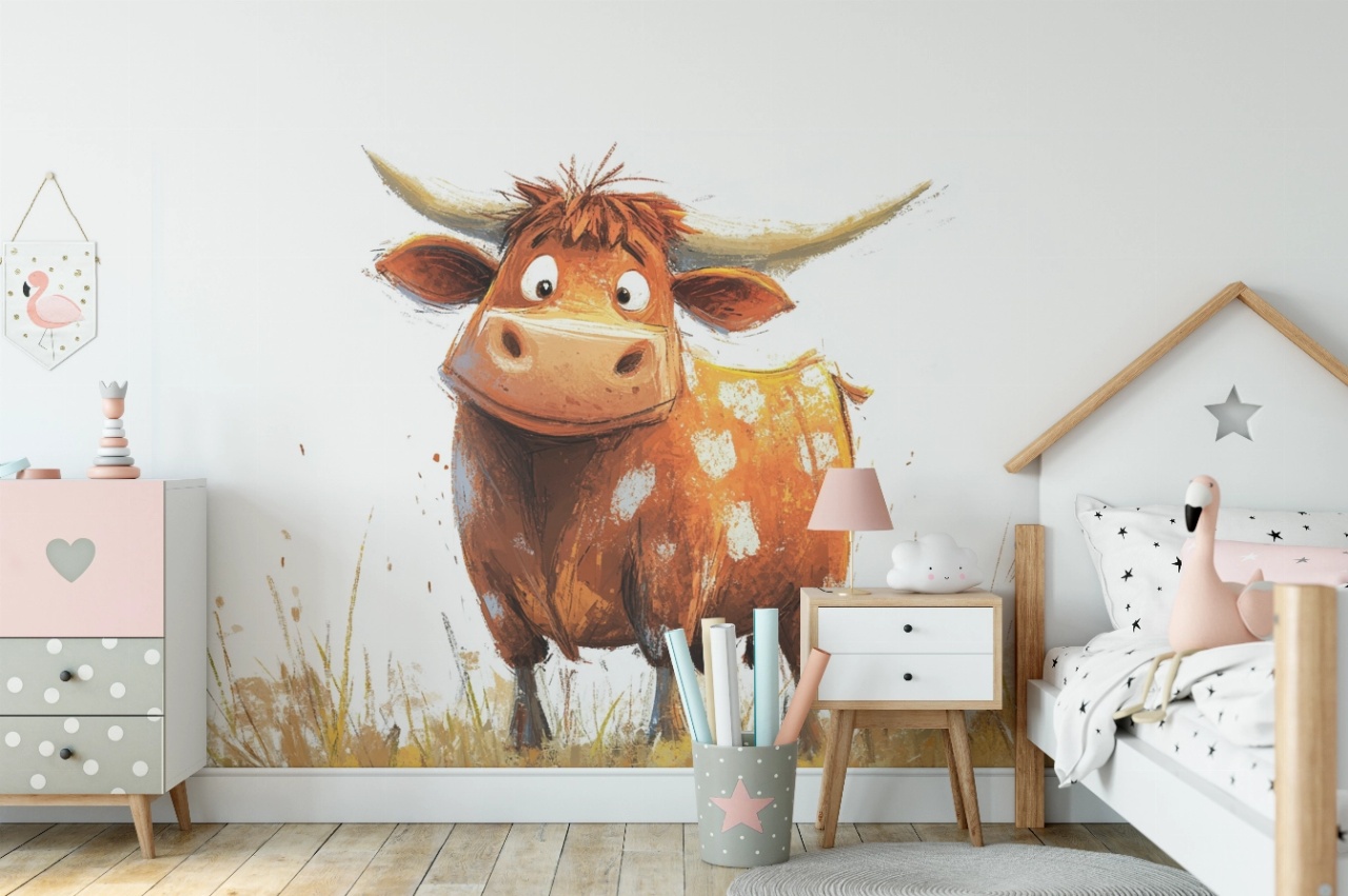 Fototapet copii, Happy Cow 115