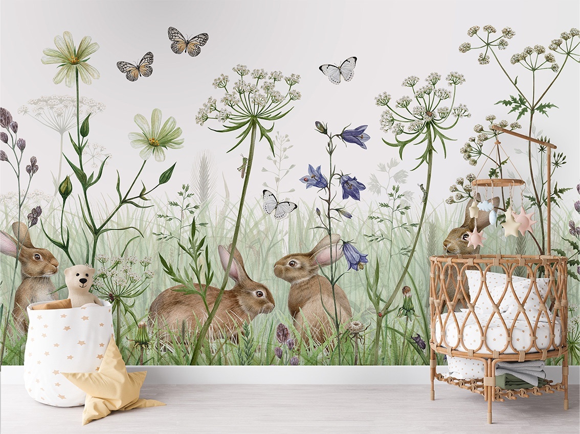 Fototapet In the Undergrowth, Kikki Belle