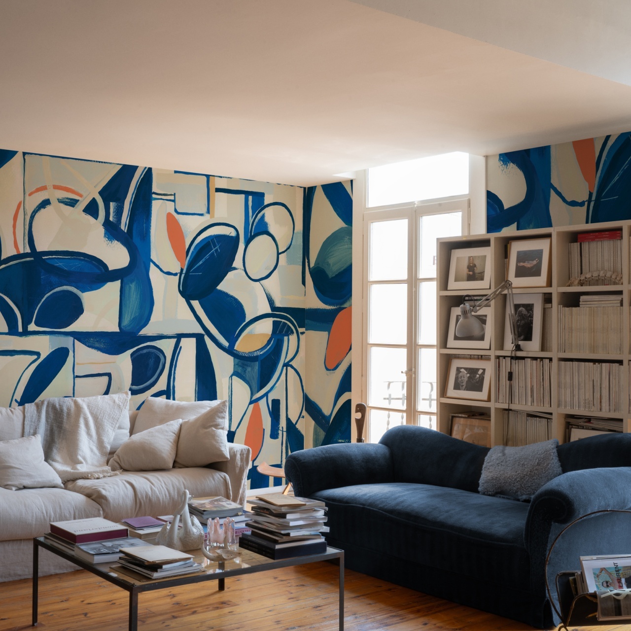 Fototapet lavabil Giant Abstract, Blue, TresTintas