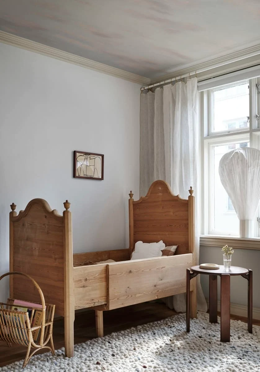 Fototapet lavabil, Moln Ceiling, Misty Blue, Sandberg